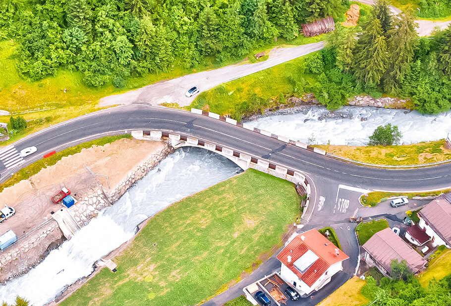 strada trentino vista alto