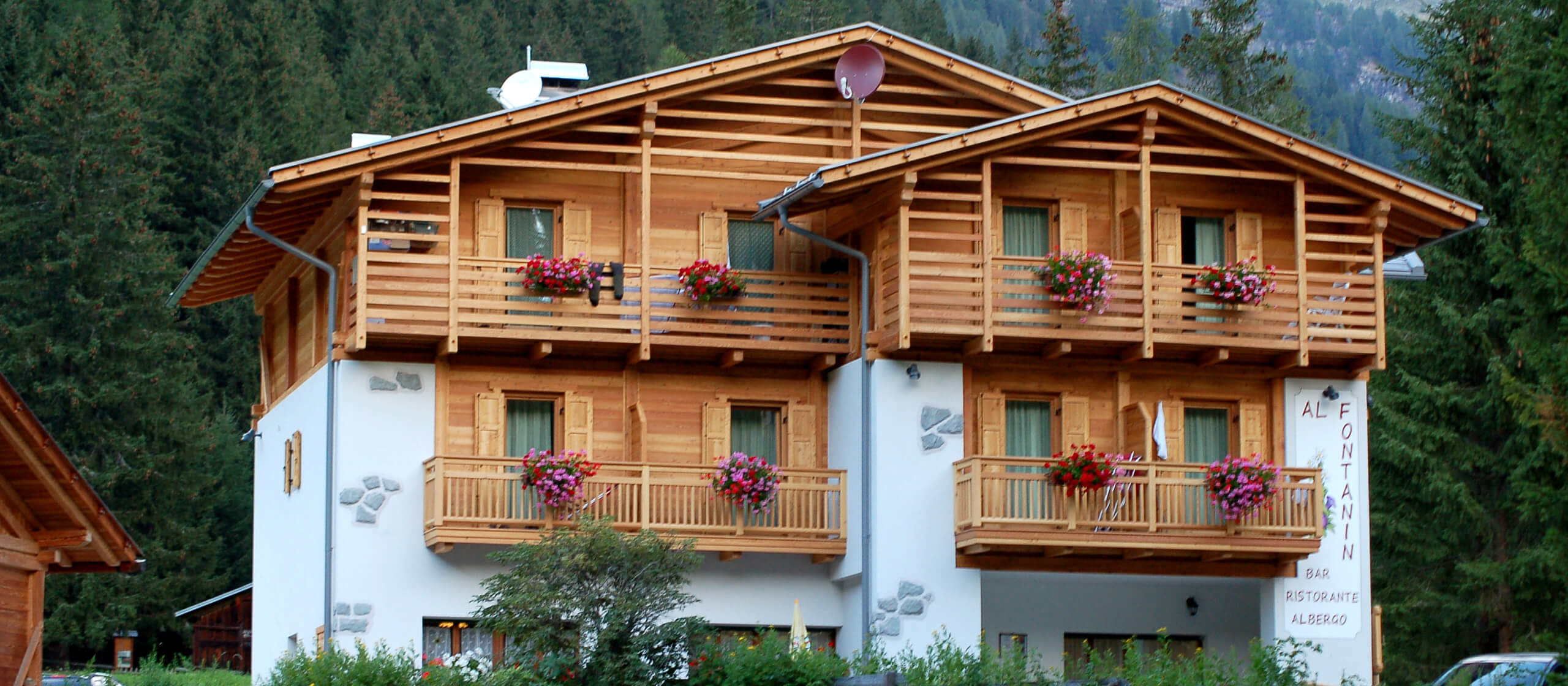 villa legno trentino